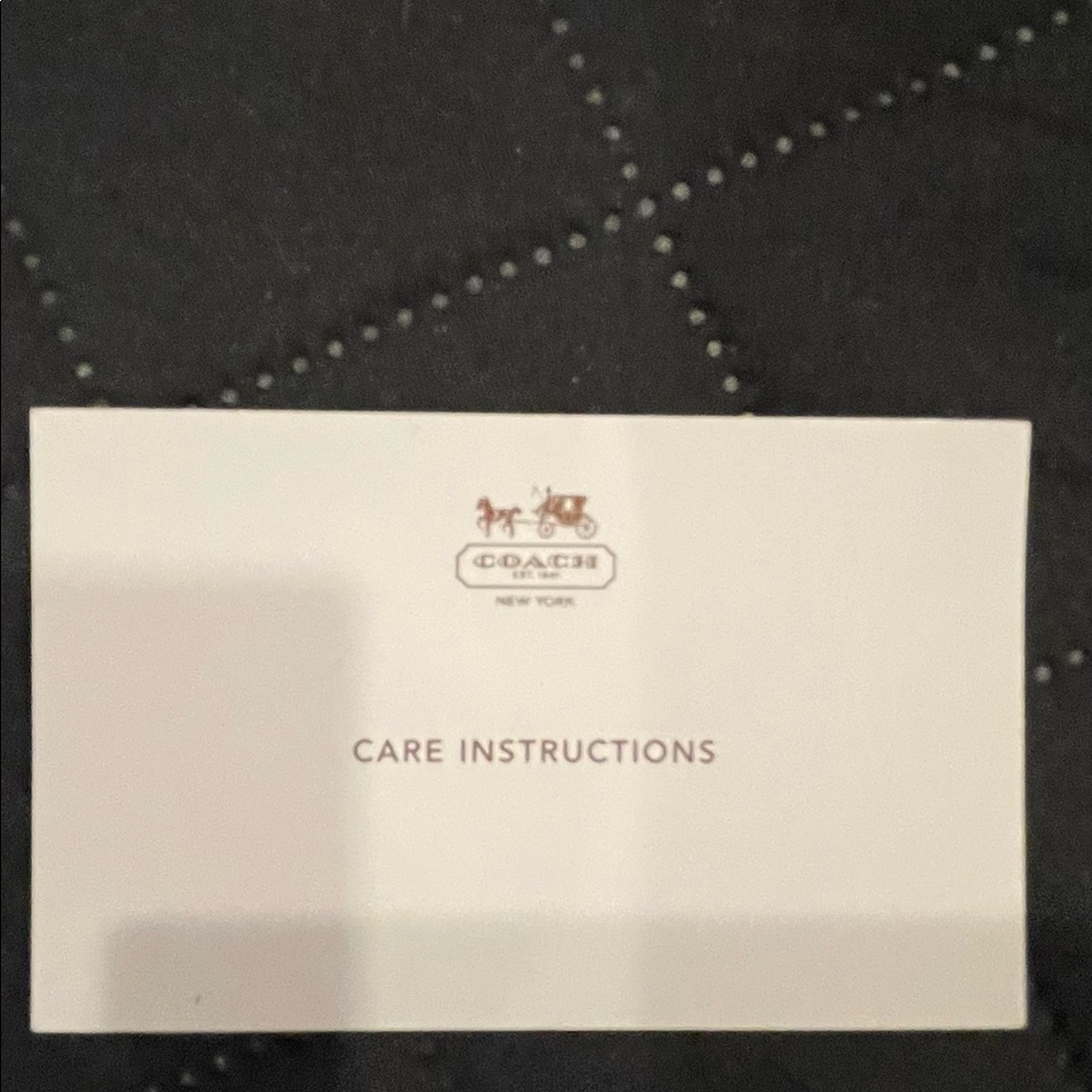 Coach Tan/Brown Animal Print Material Tote with Black Trim - Picture 10 of 10